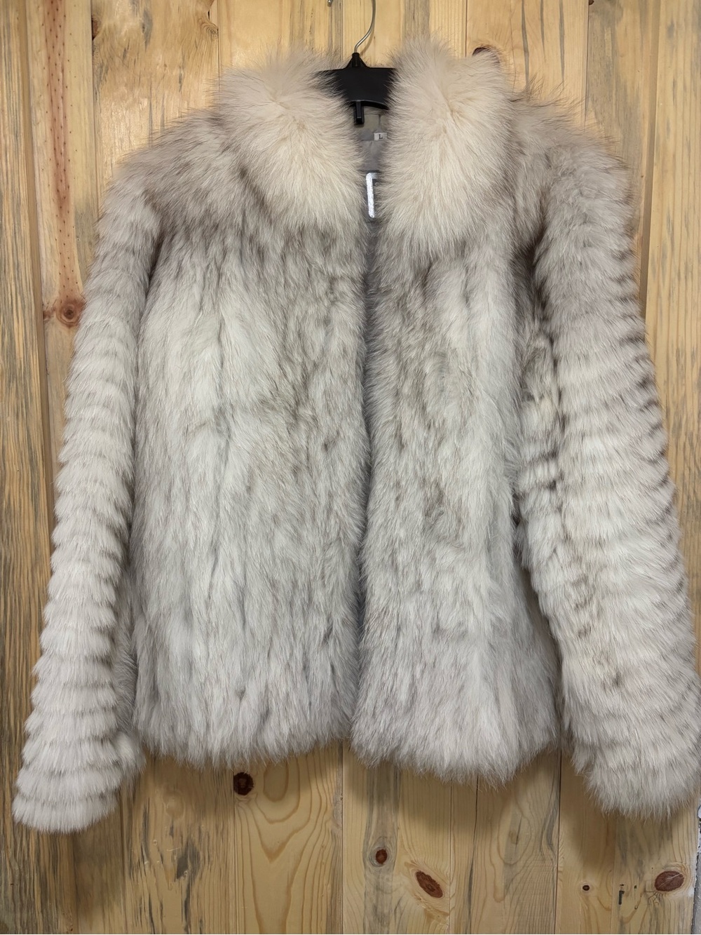 Saga Furs Cream-Toned Short Fur Jacket